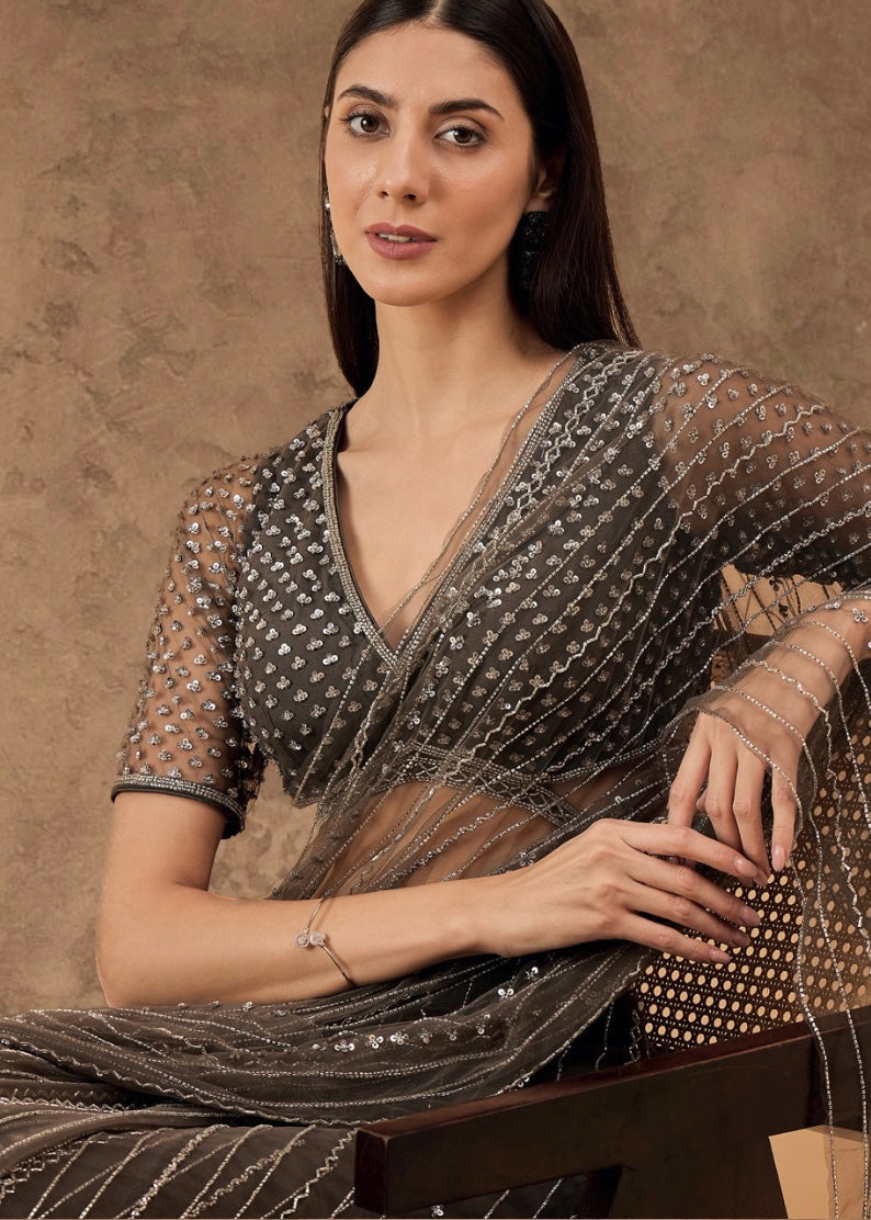 NEETI WADHWA IN JODHPUR MS SAREE SET