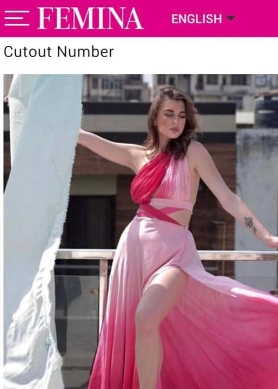 MEHAKK JAIN IN ROME GOWN