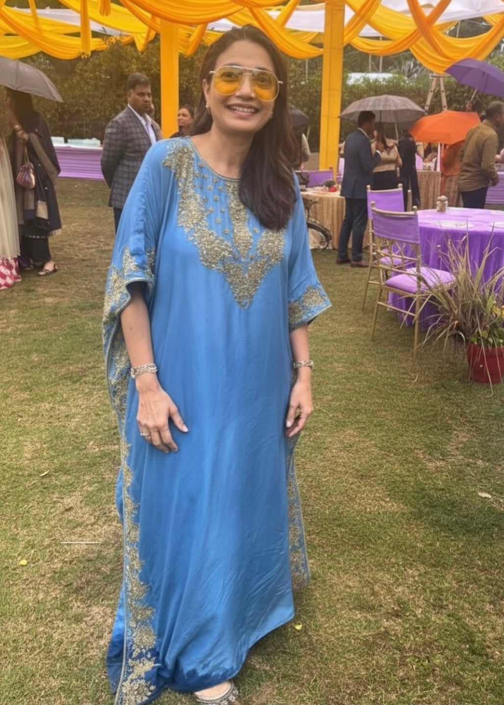 MATHURA HF KAFTAN SET