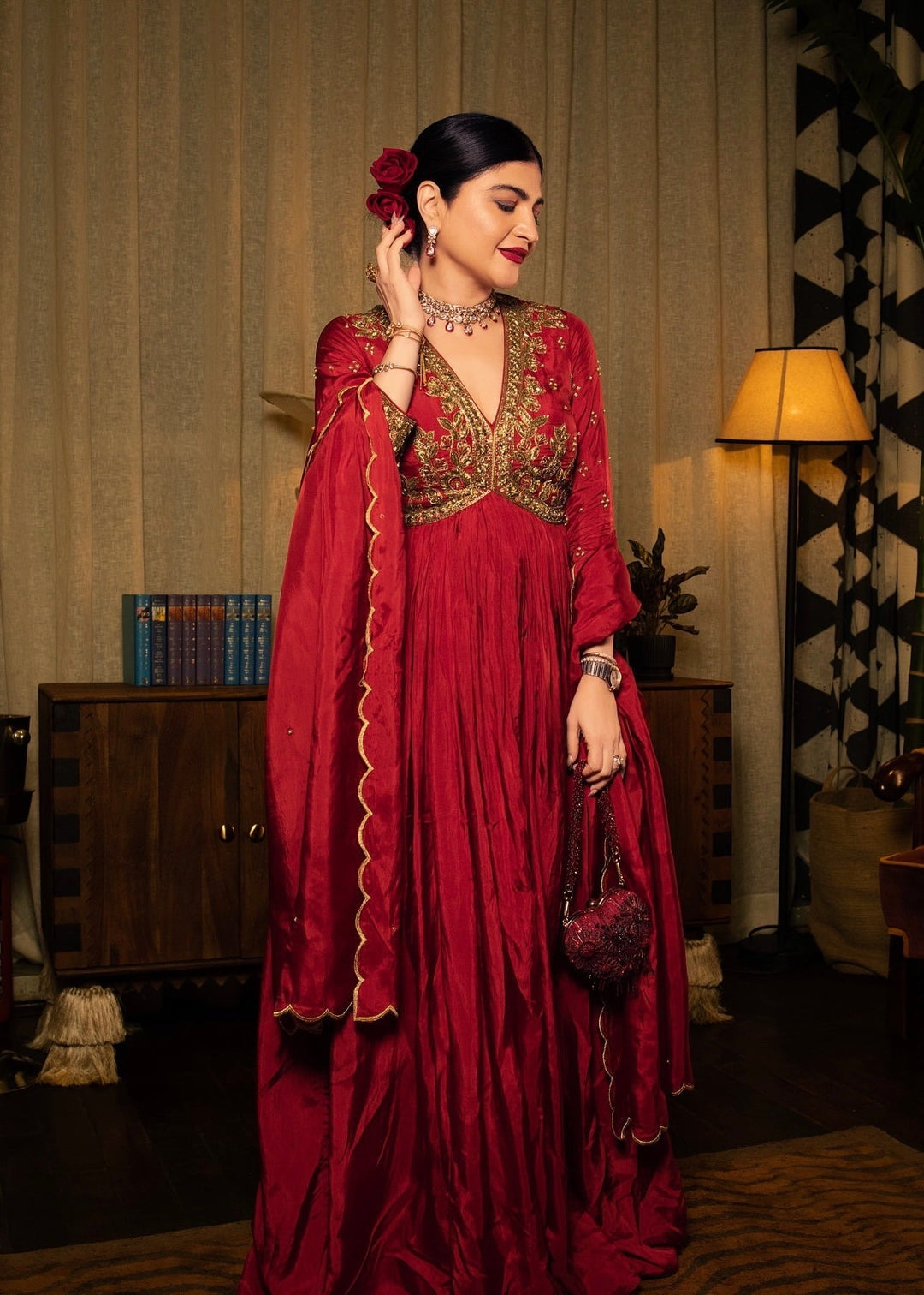 VRINDAVAN F ANARKALI SET